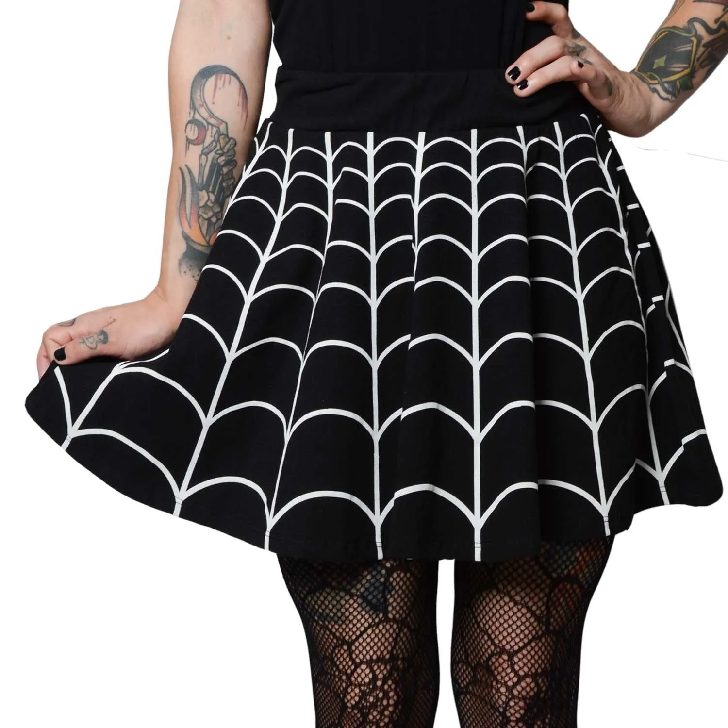 Web Skater Skirt