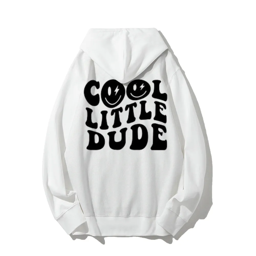 Women COOL LITTLE DUDE Graphic Hoodies