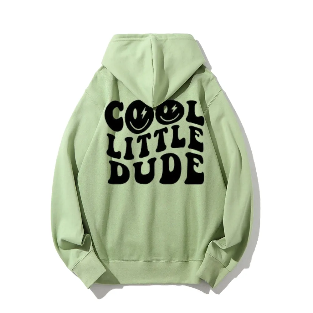 Women COOL LITTLE DUDE Graphic Hoodies