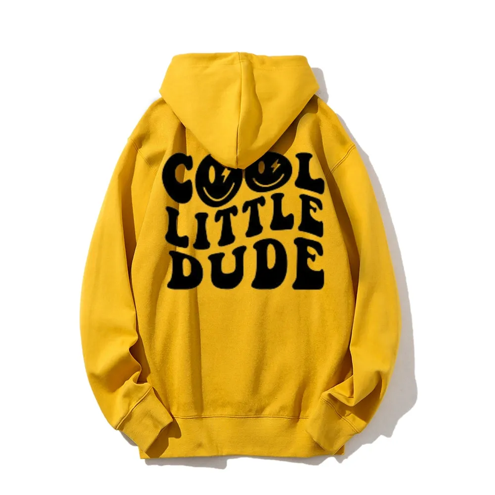 Women COOL LITTLE DUDE Graphic Hoodies