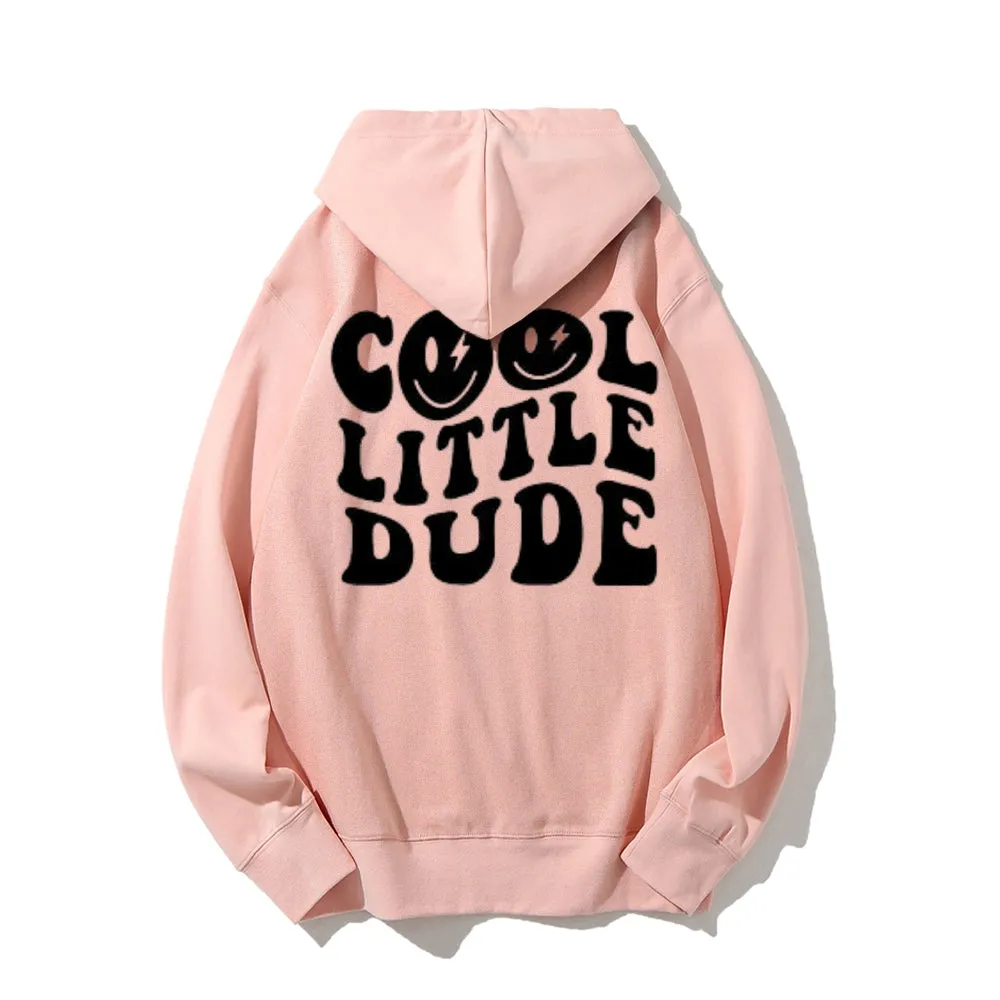 Women COOL LITTLE DUDE Graphic Hoodies