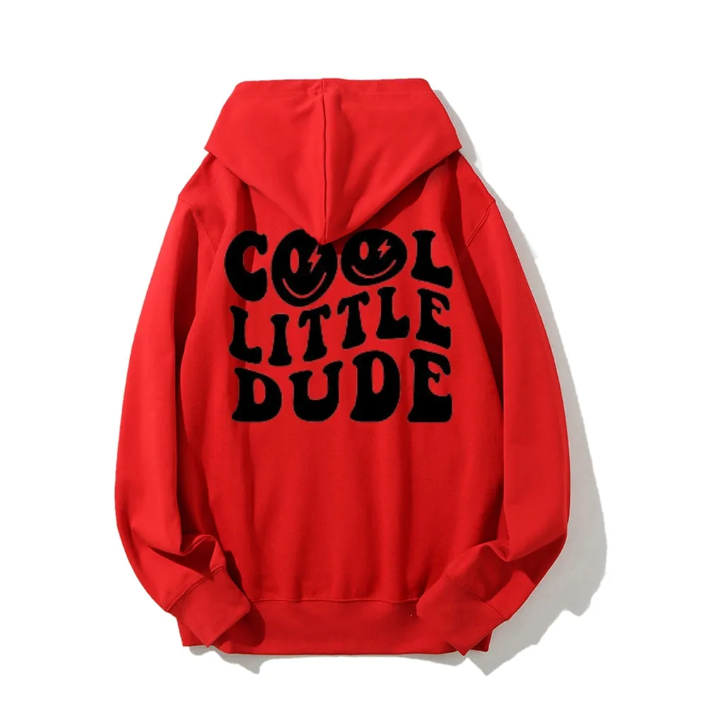 Women COOL LITTLE DUDE Graphic Hoodies