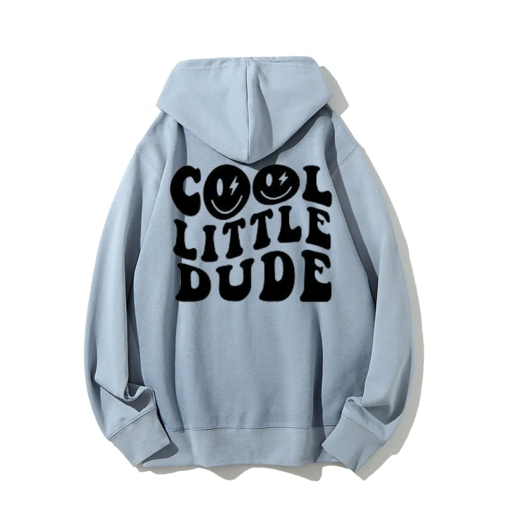 Women COOL LITTLE DUDE Graphic Hoodies