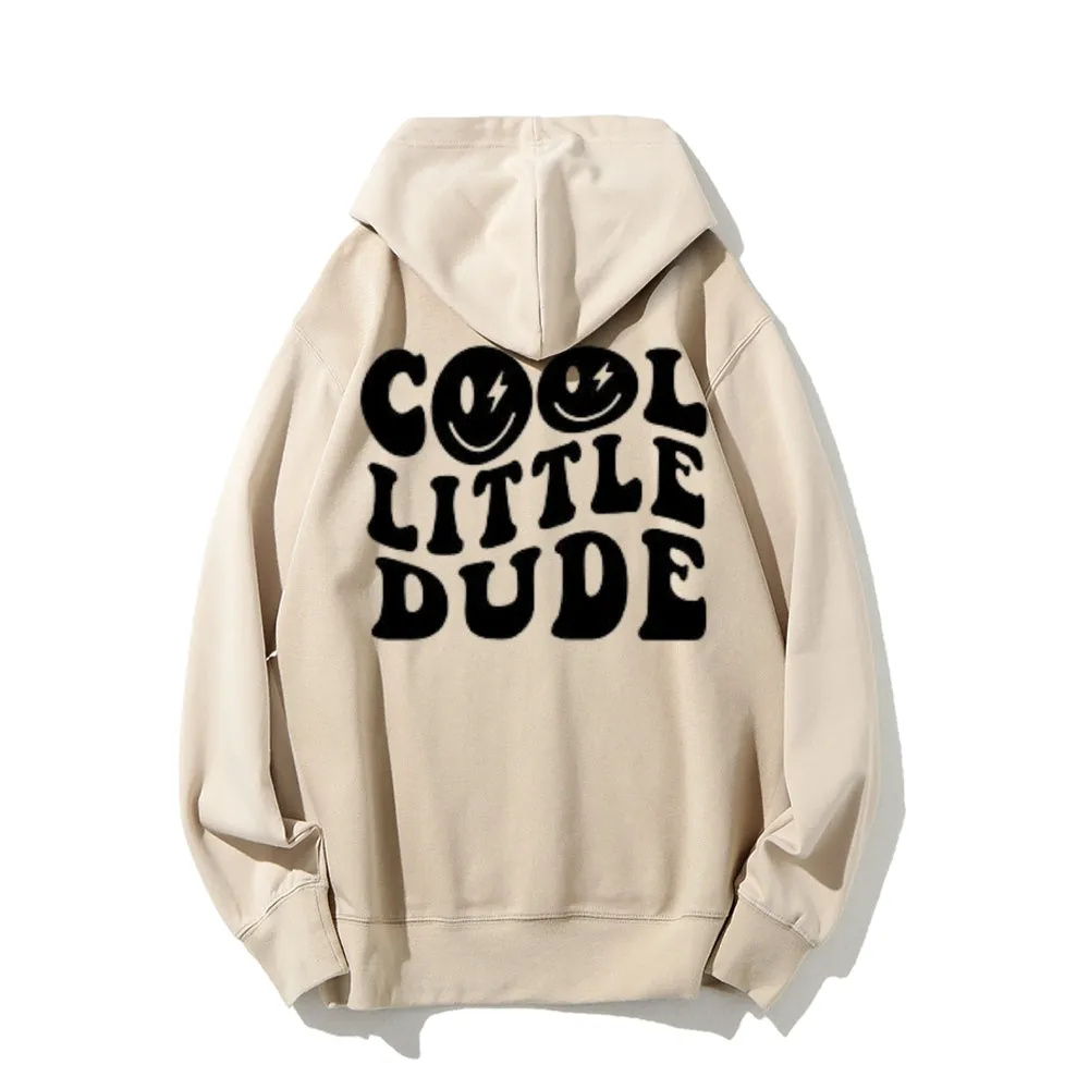 Women COOL LITTLE DUDE Graphic Hoodies